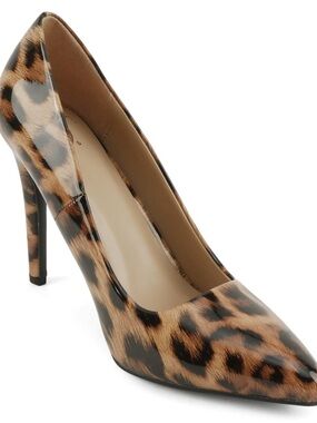 Delicious Classic Leopard 🐆 Print Pointed-Toe Stiletto Pumps - Size 7.5